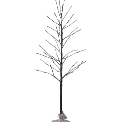 LED-koristepuu Star Trading Tobby Tree, sisä- ja ulkokäyttöön, 120cm, ruskea