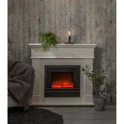 LED-koriste Star Trading Fireplace 400x500x145mm musta