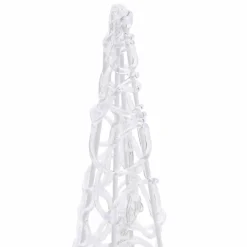 LED-koristevalokartio sininen akryyli 90 cm