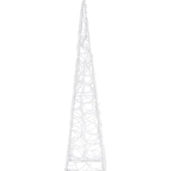 LED-koristevalokartio sininen akryyli 90 cm