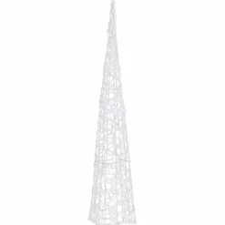 LED-koristevalokartio sininen akryyli 90 cm