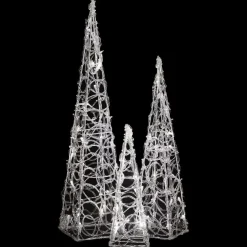 LED-koristevalokartiosarja sininen akryyli 30/45/60 cm