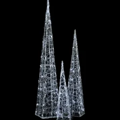 LED-koristevalokartiosarja sininen akryyli 60/90/120 cm