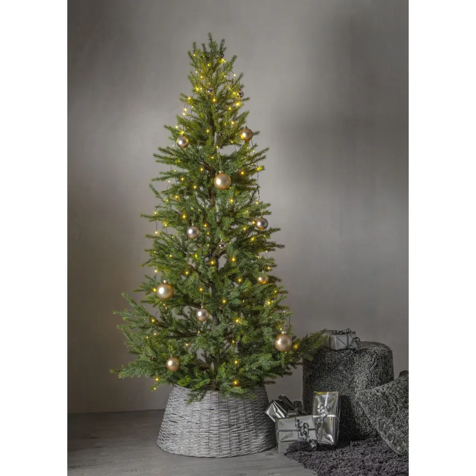 LED-kuusenvalosarja Star Trading Dew Drop Micro, 200cm, vihreä