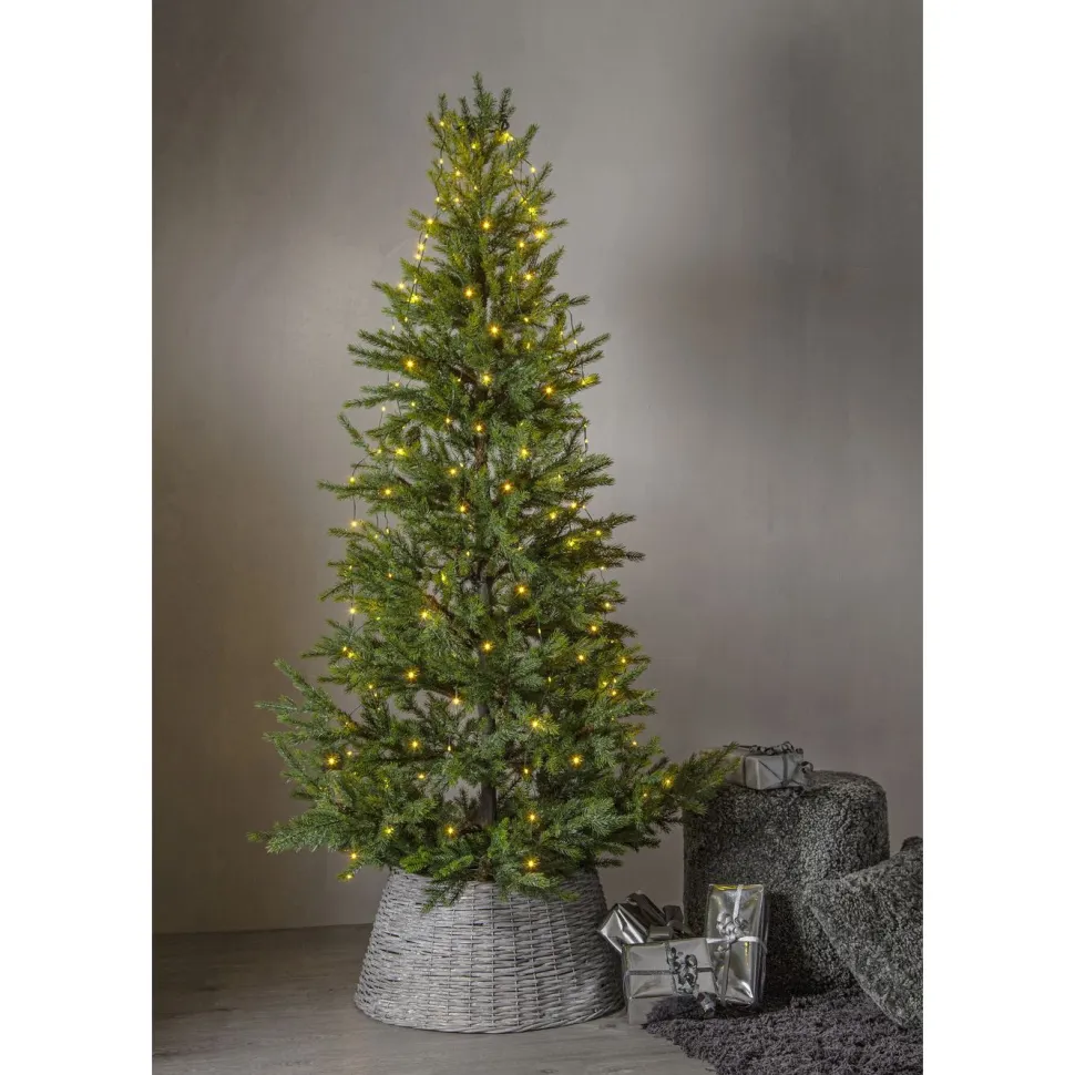 LED-kuusenvalosarja Star Trading Dew Drop Micro, 200cm, vihreä
