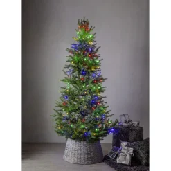 LED-kuusenvalosarja Star Trading Dew Drop Micro, 200cm, vihreä/RGB