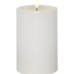 LED-kynttilä Star Trading Flamme Flow Big, 17.5cm, valkoinen