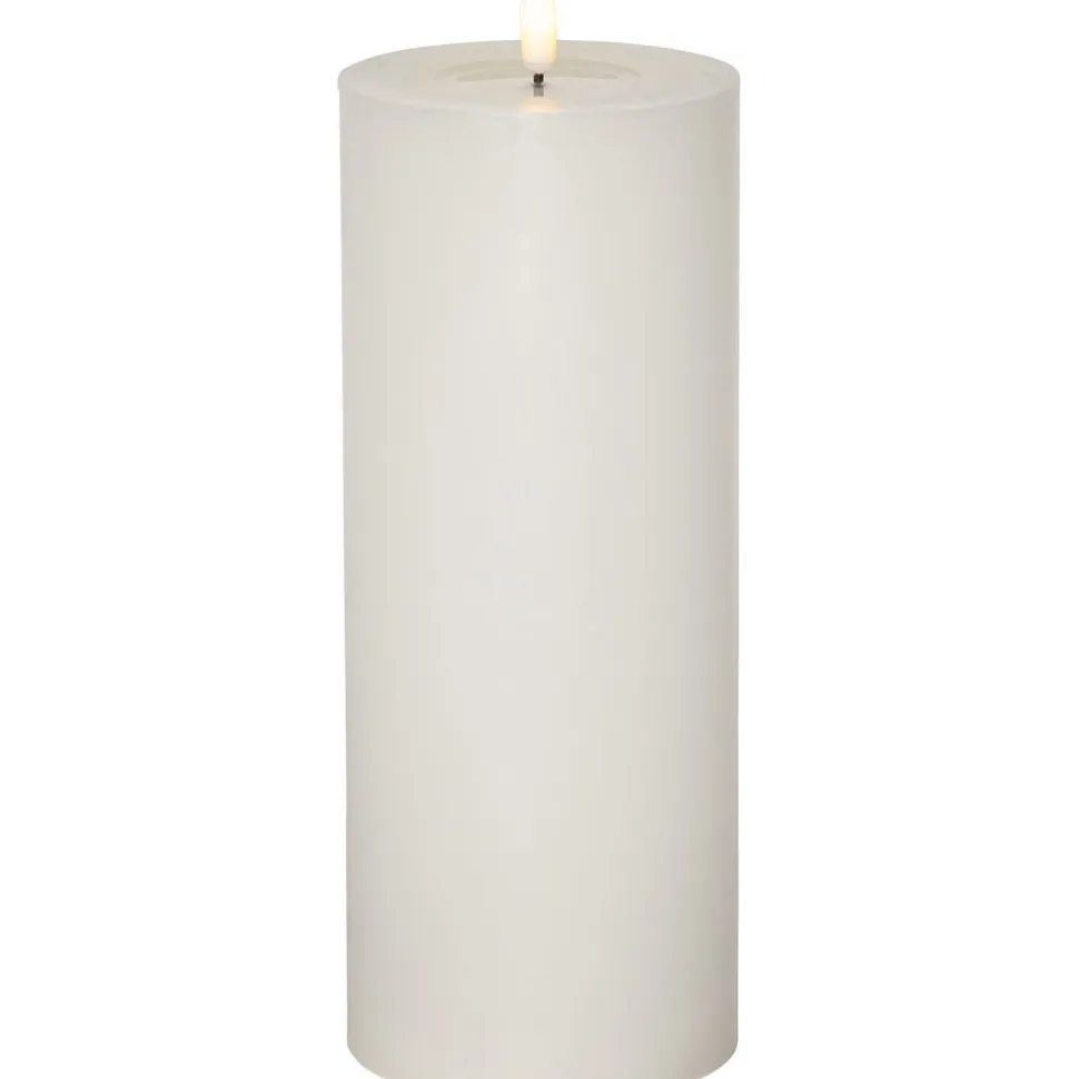 LED-kynttilä Star Trading Flamme Flow Big, 17.5cm, valkoinen