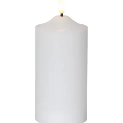 LED-kynttilä Star Trading Flamme, 9.5cm, valkoinen