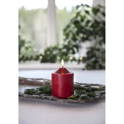 LED-kynttilä Star Trading Flamme, 9.5cm, valkoinen