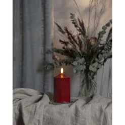 LED-kynttilä Star Trading Flamme, 9.5cm, valkoinen