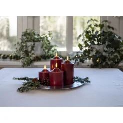 LED-kynttilä Star Trading Flamme, 9.5cm, valkoinen
