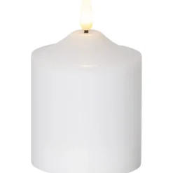 LED-kynttilä Star Trading Flamme, 9.5cm, valkoinen