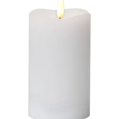 LED-kynttilä Star Trading Flamme, 14cm, valkoinen