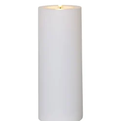 LED-kynttilä Star Trading Flamme Rak, 27.5cm, valkoinen