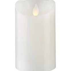 LED-kynttilä Star Trading M-Twinkle, 10cm, valkoinen