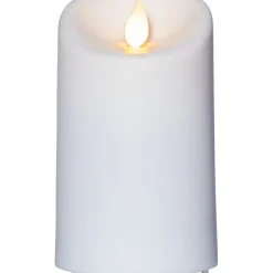 LED-kynttilä Star Trading M-Twinkle, pehmeäreunainen, 12.5cm, valkoinen