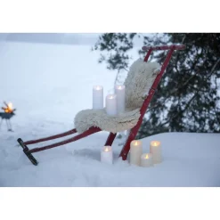 LED-kynttilä Star Trading M-Twinkle, pehmeäreunainen, 12.5cm, valkoinen