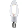LED-kynttilälamppu Paulmann Eco-Line Candle, E14, 525lm, 2.5W, 4000K, filamentti, kirkas