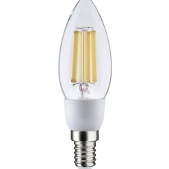 LED-kynttilälamppu Paulmann Eco-Line Candle, E14, 525lm, 2.5W, 4000K, filamentti, kirkas