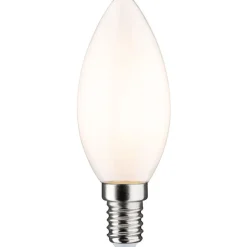 LED-kynttilälamppu Paulmann Classic Candle, E14, 470lm, 4.5W, 2700K, himmennettävä, opaali