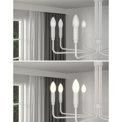 LED-kynttilälamppu Paulmann Classic Candle, E14, 470lm, 4.5W, 2700K, himmennettävä, opaali