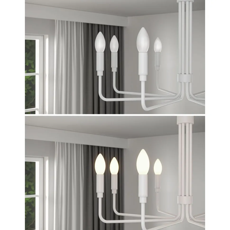 LED-kynttilälamppu Paulmann Classic Candle, E14, 470lm, 4.5W, 2700K, himmennettävä, opaali