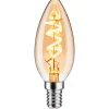 LED-kynttilälamppu Paulmann Vintage Edition Candle, E14, 150lm, 4W, 1800K, himmennettävä, kulta