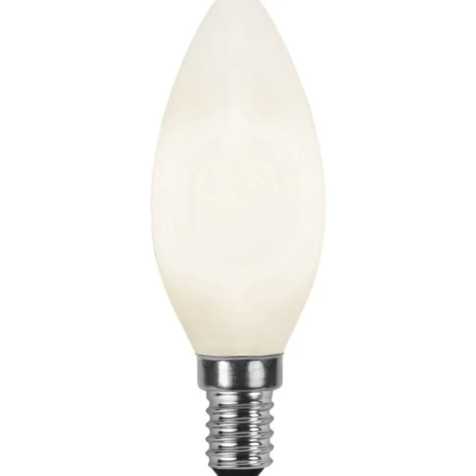 LED-kynttilälamppu Star Trading Illumination LED 375-02 Ø 35x98mm E14 opaali 3W 2700K 250lm