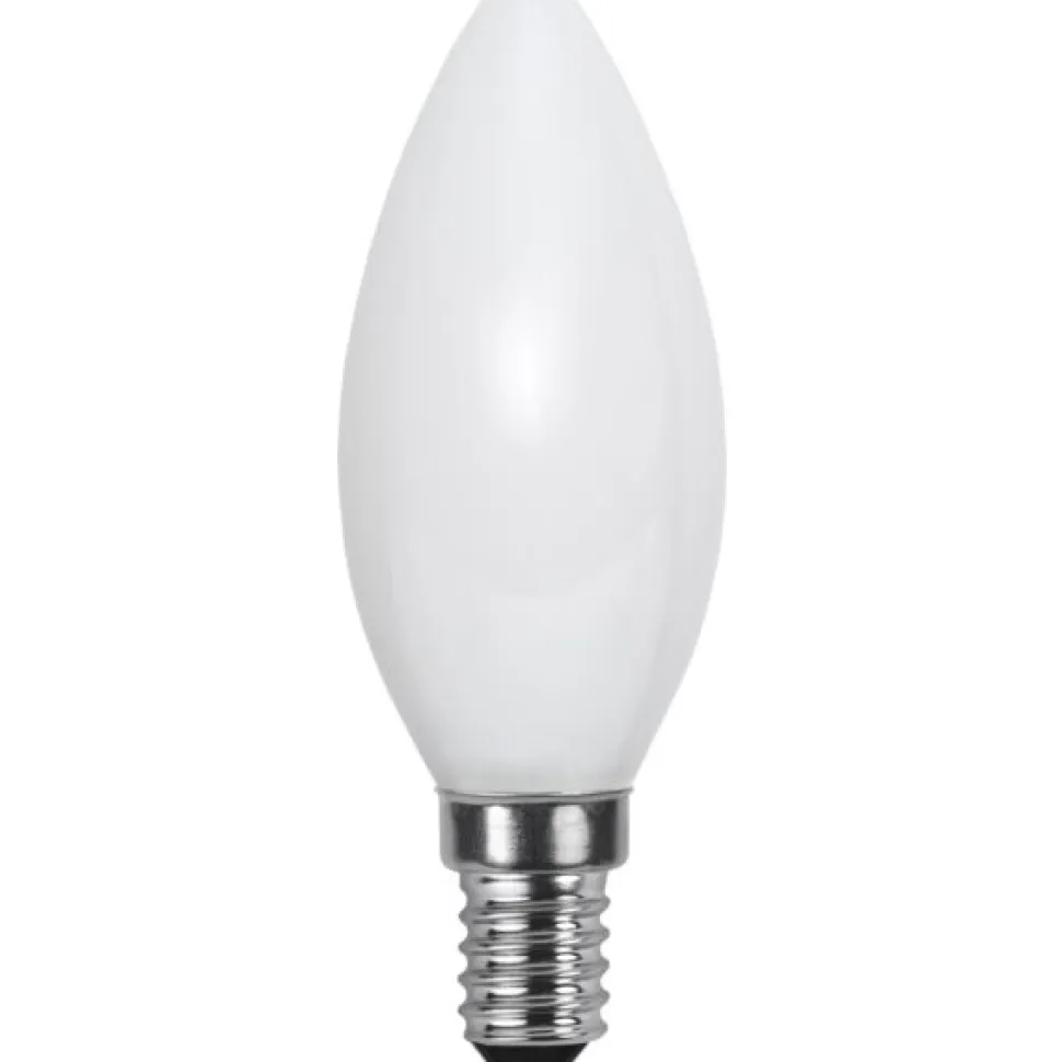 LED-kynttilälamppu Star Trading Illumination LED 375-02 Ø 35x98mm E14 opaali 3W 2700K 250lm