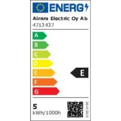 LED-kynttilälamppu Airam Pro C35 830, E14, 3000K, 470lm