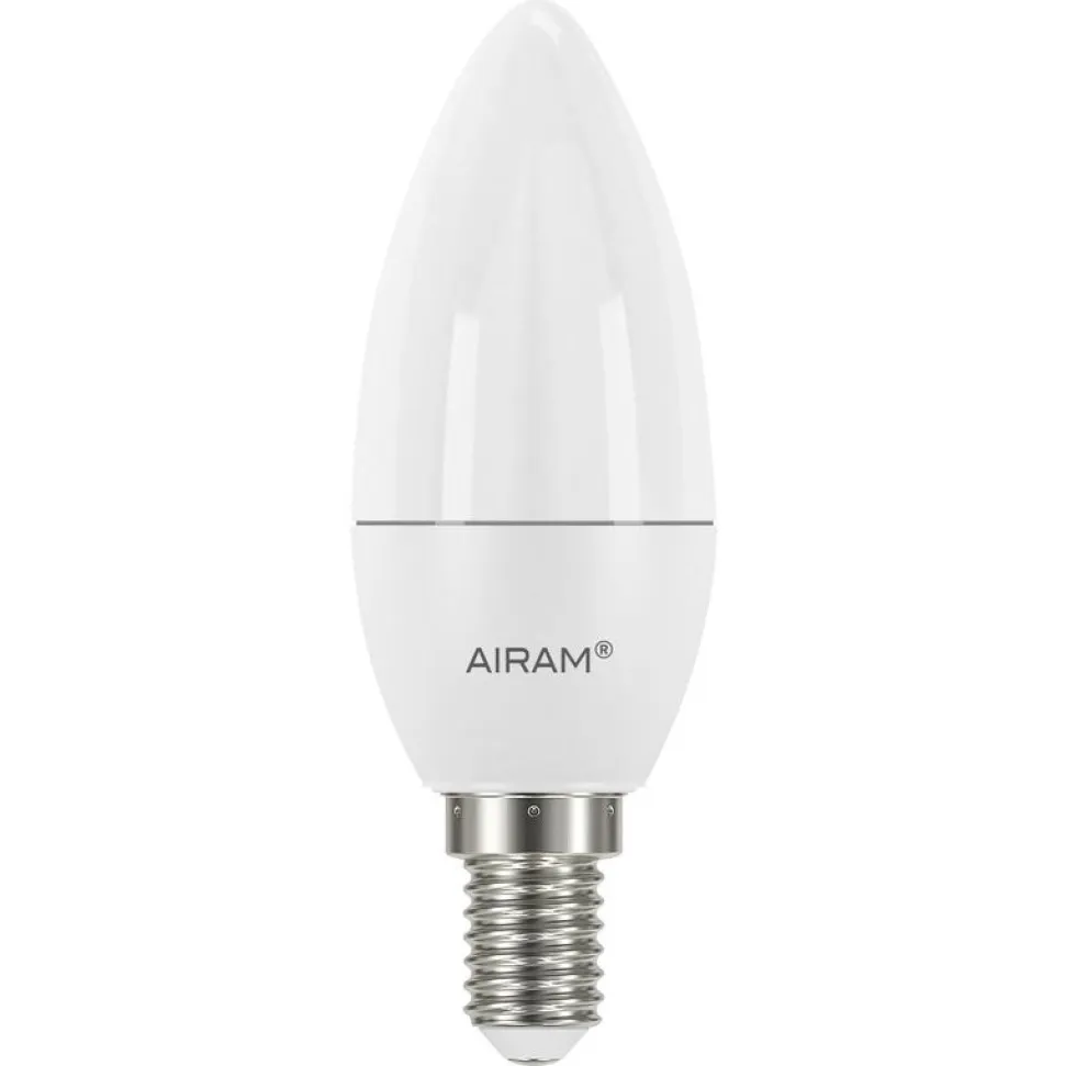 LED-kynttilälamppu Airam Pro C35 830, saunaan, E14, 2700K, 470lm