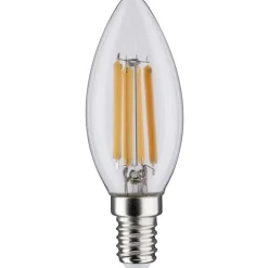 LED-kynttilälamppu Paulmann Candle, E14, 806lm, 5.9W, 2700K, filamentti, himmennettävä, kirkas