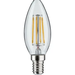 LED-kynttilälamppu Paulmann Candle, E14, 470lm, 4.8W, 2700K, filamentti, himmennettävä, kirkas
