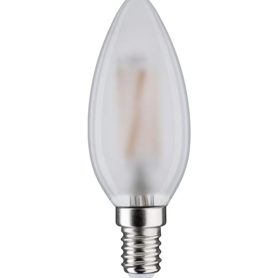 LED-kynttilälamppu Paulmann Candle, E14, 470lm, 5W, 2700K, filamentti, himmennettävä, matta