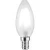 LED-kynttilälamppu Paulmann Candle, E14, 470lm, 5W, 6500K, filamentti, himmennettävä, matta