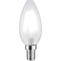 LED-kynttilälamppu Paulmann Candle, E14, 470lm, 5W, 6500K, filamentti, himmennettävä, matta