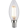 LED-kynttilälamppu Paulmann Candle, E14 806lm, 6.5W, 2700K, filamentti, kirkas