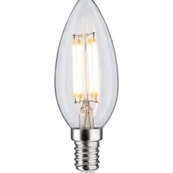 LED-kynttilälamppu Paulmann Candle, E14, 470lm, 4.5W, 2700K, filamentti, kirkas