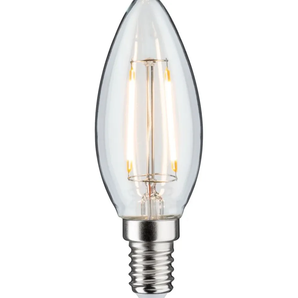 LED-kynttilälamppu Paulmann Candle, E14, 250lm, 2.6W, 2700K, filamentti, kirkas