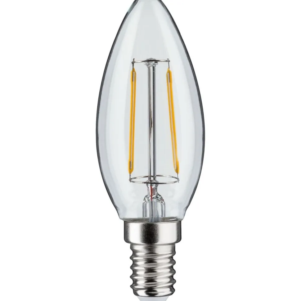 LED-kynttilälamppu Paulmann Candle, E14, 250lm, 2.6W, 2700K, filamentti, kirkas