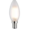 LED-kynttilälamppu Paulmann Candle, E14 806lm, 6.5W, 2700K, filamentti, matta