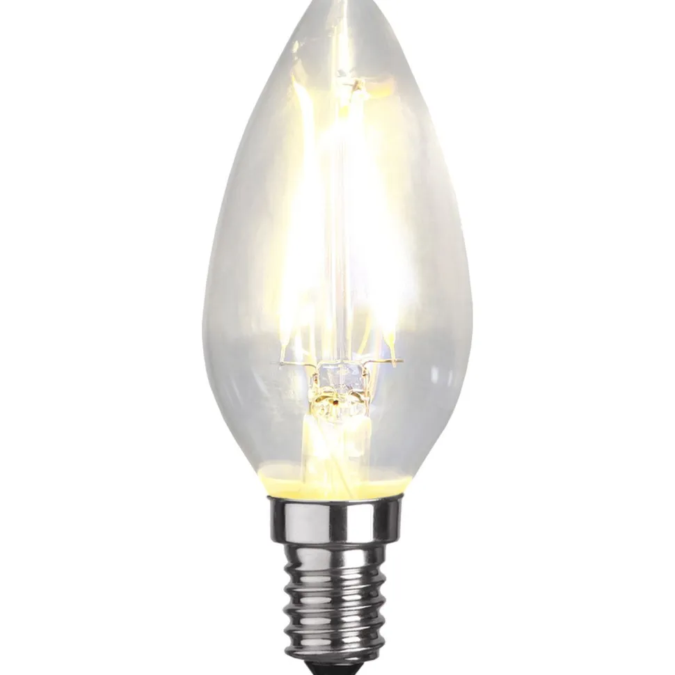 LED-kynttilälamppu Star Trading 352-07-1 Ø35x95mm E14 kirkas 1.5W 2700K 150lm