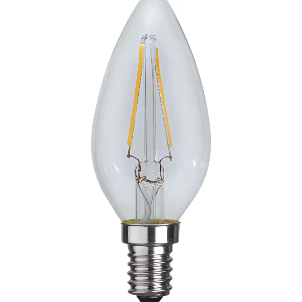 LED-kynttilälamppu Star Trading 352-07-1 Ø35x95mm E14 kirkas 1.5W 2700K 150lm