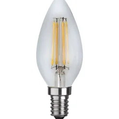 LED-kynttilälamppu Star Trading 351-03-1 Ø35x98mm E14 kirkas 4.2W 2700K 470lm