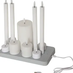 LED-kynttiläsetti Star Trading Flamme Charge Mix, ladattava