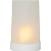 LED-kynttilä Star Trading Flame Candle, 14.5cm, valkoinen