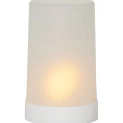 LED-kynttilä Star Trading Flame Candle, 14.5cm, valkoinen