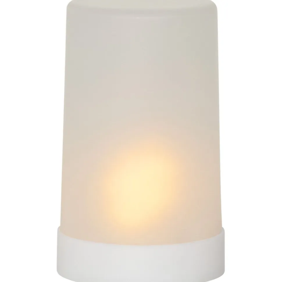 LED-kynttilä Star Trading Flame Candle, 14.5cm, valkoinen