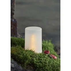 LED-kynttilä Star Trading Flame Candle, 14.5cm, valkoinen